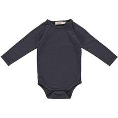 Polyester Bodys Barnkläder MarMar Copenhagen Base Body LS Body - Darkest Blue