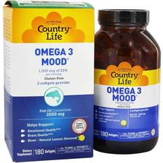Country Life Omega 3 Mood 180 Softgels 180 st