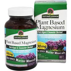 Magnesium 500mg Nature's Answer Marine Based Magnesium 500 mg 90 Vegetarian Capsules