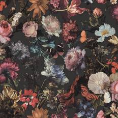 ESTAhome ESTAhome tapet blommor mörkgrått
