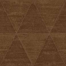 tapet slitna metalltrianglar rostbrunt