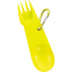 Kniv friluftsliv Trespass Snorky Spork Tre-i-ett bestick Grön