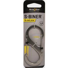 Camping & Outdoor Nite Ize S-Biner Slidelock #4 (Stainless Steel) Silver, Silver