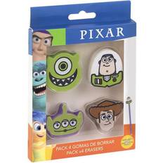 Barato Sets de creatividad Eraser Set Pixar (4 pcs)