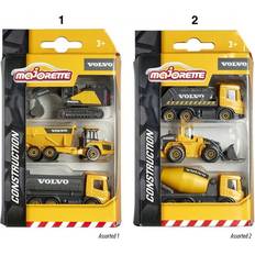 Majorette Simba Leksaker Cars Bilar VOLVO Construction 3-Pack Välj! 2.3-Pack Blandare