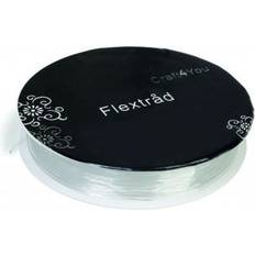 Elastik/Flextråd Klar 0,5mm 8m