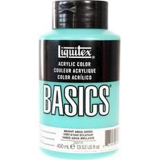 Liquitex Basics Acrylics Colors bright aqua green 13.5 oz. flat cap squeeze bottle