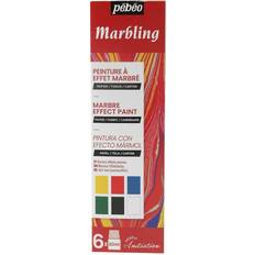 Marmoreringsfärg Pebeo Marmoreringsfärg set 6 × 20 ml