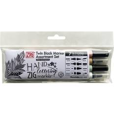 Zig Twin tip 4-set black