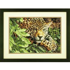 Dimensions Dimensions Gold Collection Counted Cross Stitch Kit 16"X11"-Leopard In Repose (14 Count)