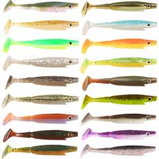 Gös Fiskedrag The Pig let Shad 10cm (6-pack) Cinnamon Pro Blue