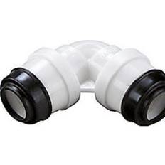 Hawle Delrin vinkel 63 mm. 90° PN16. POM