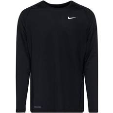 Nike Pro Warm LS Top White/Black Male