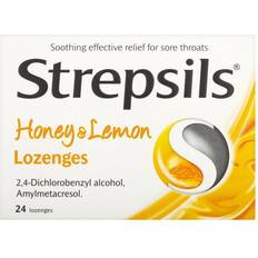 Strepsils honung citron Strepsils Honey & Lemon 1.2mg 24 st Sugtablett