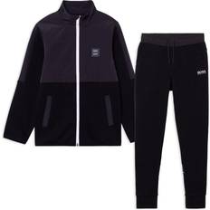 Hugo tracksuit HUGO BOSS Boy's Logo Tracksuit - Black (J28089-09B)