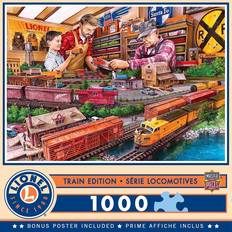 Jigsaw Puzzles Masterpieces Lionel Train Shopping Spree & the Boys Playroom 1000 Pieces