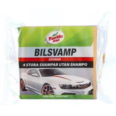 Bilshampoo & Bilvask Turtle Wax Car Sponge 4-pack