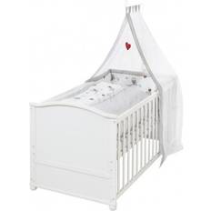 Gitterbetten Roba Adam and Owl Cot 70x140cm