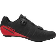 Fast Lacing System Cycling Shoes Giro Cadet M - Black/Bright Red