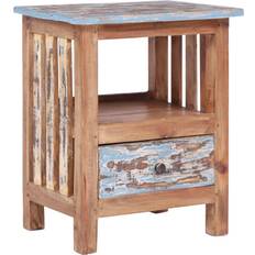 Blue - Wood Bedside Tables vidaXL - Bedside Table 30x41cm