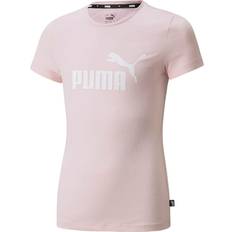 Puma Ess Logo Tee G Lotus Unisex Rosa