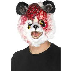 Halloween Maschere per la Testa Smiffys Zombie Panda Mask