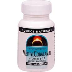 Source Naturals Methylcobalamin Vitamin B12 Cherry 5 mg 60 Lozenges 60 pcs