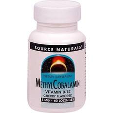 Methylcobalamin b12 Source Naturals Methylcobalamin Vitamin B12 Cherry 5 mg 60 Lozenges