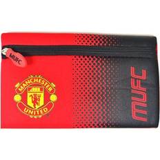 A base de agua Estuches para lápices Manchester United Fade Flat Pencil Case