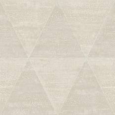 tapet slitna metalltrianglar beige