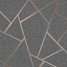 Fine Decor DÃ©cor FD42283 Quartz Fractal Wallpaper, Copper