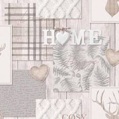 Fresco Hygge Rose Gold Wallpaper