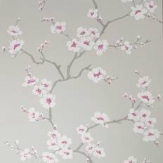 Fresco Apple Blossom Grey/Pink Wallpaper