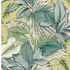 Fresco Tropicana Green Wallpaper