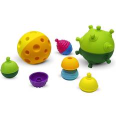 Lalaboom 2 Sensory Balls And Beads 12 Pieces, Lalaboom Building Blocks