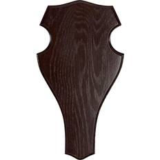 Deer Trophy Plate 40 x 23 cm Dark Wood