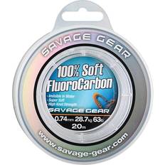 Savage Gear Líneas de pesca Savage Gear Soft Fluoro Carbon Transparent 0,36 mm 40 8,4 kg Line