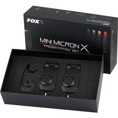 Matériel de pêche Fox Coffret 2 détecteurs Mini Micron X Noir