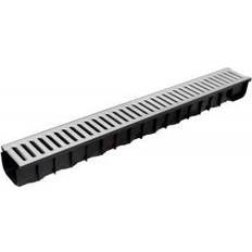Nid NID 121 x 84,5 x 1000 mm rende med galvaniseret rist, 1,5 t, PP