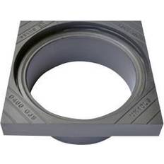 Ulefos 600 x 280 mm karm u/pakning, firkantet, fast, SG UK/10 LS