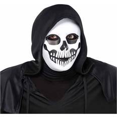 Halloween Facemasks Amscan 841322-55 Halloween Black Skull Mask, 1 Pc