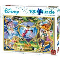 King Klassiska pussel King Disney Hearts of Gold 1000 Pieces