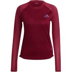 adidas Parley Adizero Long Sleeve T-shirt Women - Legacy Burgundy