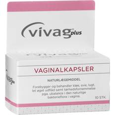 Håndkøbsmedicin Vivag Plus 10 stk Vagitorier