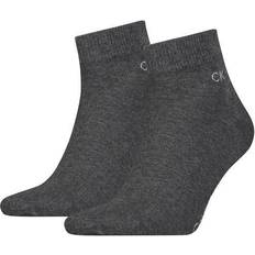 Calvin Klein Ankle Socks 2-pack - Dark Grey Melange