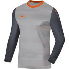 Silver - Sportswear Garment Clothing JAKO Leeds GK Jersey Men - Silver Grey/Anthra/Neon Orange
