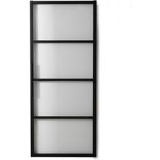 Modern Skydedøre Habo Square Skydedør Klart glas (90x213.3cm)