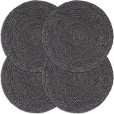 Rond Doeken & Textiel vidaXL Plain 4-pack