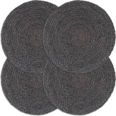vidaXL Plain Place Mat Grey