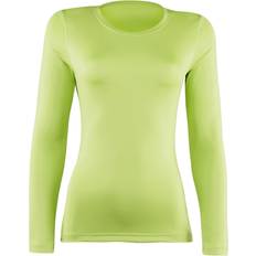 Rhino Sports Long Sleeve Baselayer Women - Lime